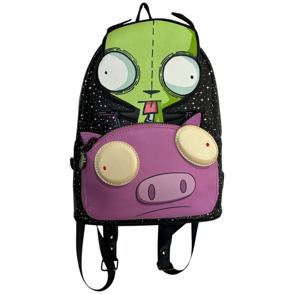 Loungefly Nickelodeon Invader Zim GIR & Pig Space Constellation Mini Backpack